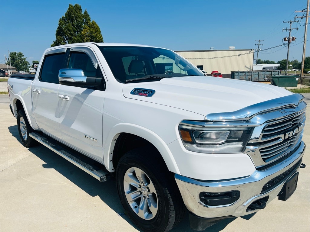 Certified 2021 RAM Ram 1500 Pickup Laramie with VIN 1C6SRFJM5MN635900 for sale in Mattoon, IL