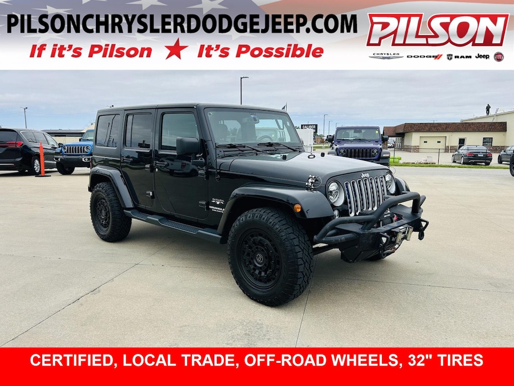Certified 2016 Jeep Wrangler Unlimited Sahara SUV