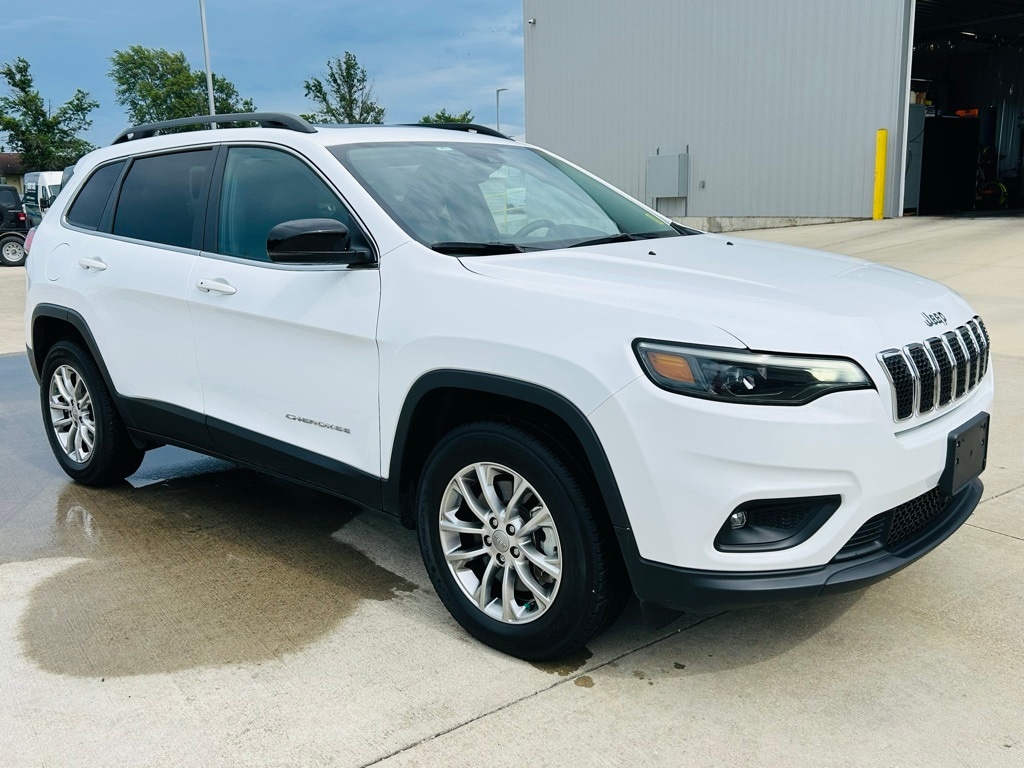 Certified 2022 Jeep Cherokee Latitude Lux with VIN 1C4PJMMX5ND516154 for sale in Mattoon, IL