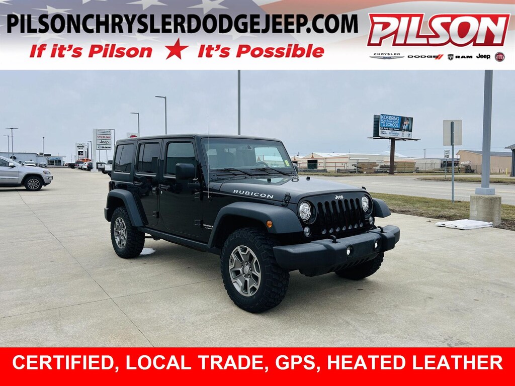 Certified 2018 Jeep Wrangler JK Unlimited Rubicon SUV