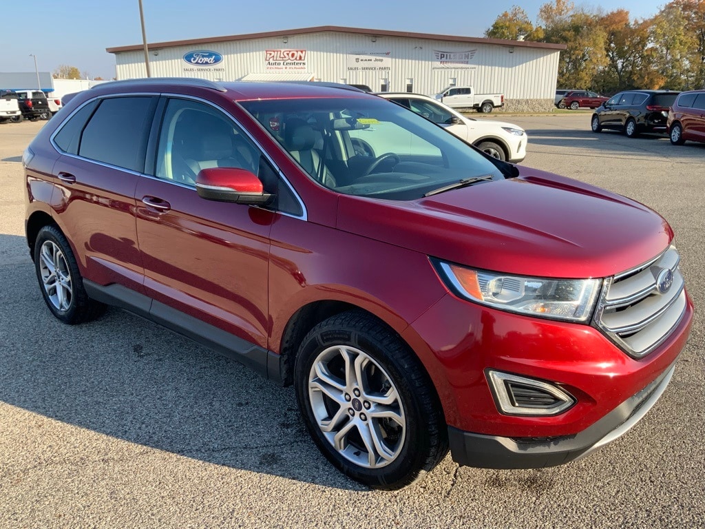 Used 2016 Ford Edge Titanium with VIN 2FMPK4K88GBB84689 for sale in Clinton, IN