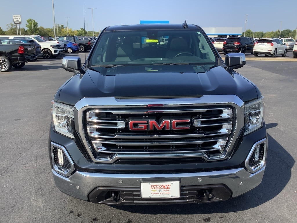 Used 2021 GMC Sierra 1500 SLT with VIN 3GTU9DED4MG287452 for sale in Clinton, IN