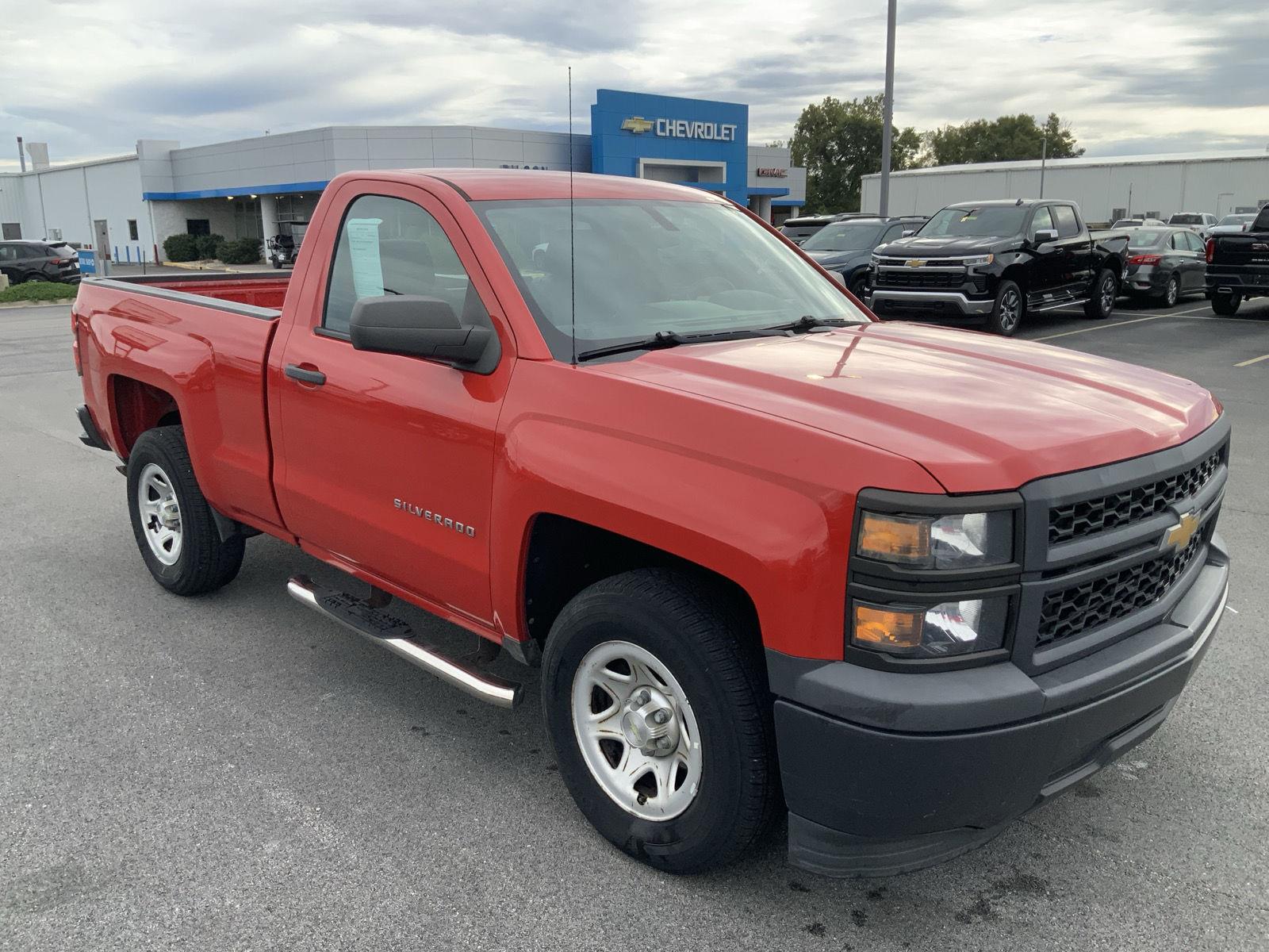 Used 2014 Chevrolet Silverado 1500 Work Truck 1WT with VIN 1GCNCPEH9EZ316634 for sale in Charleston, IL