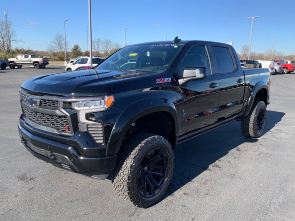 New 2024 Chevrolet Silverado 1500 Black Widow Custom Truck Crew Cab