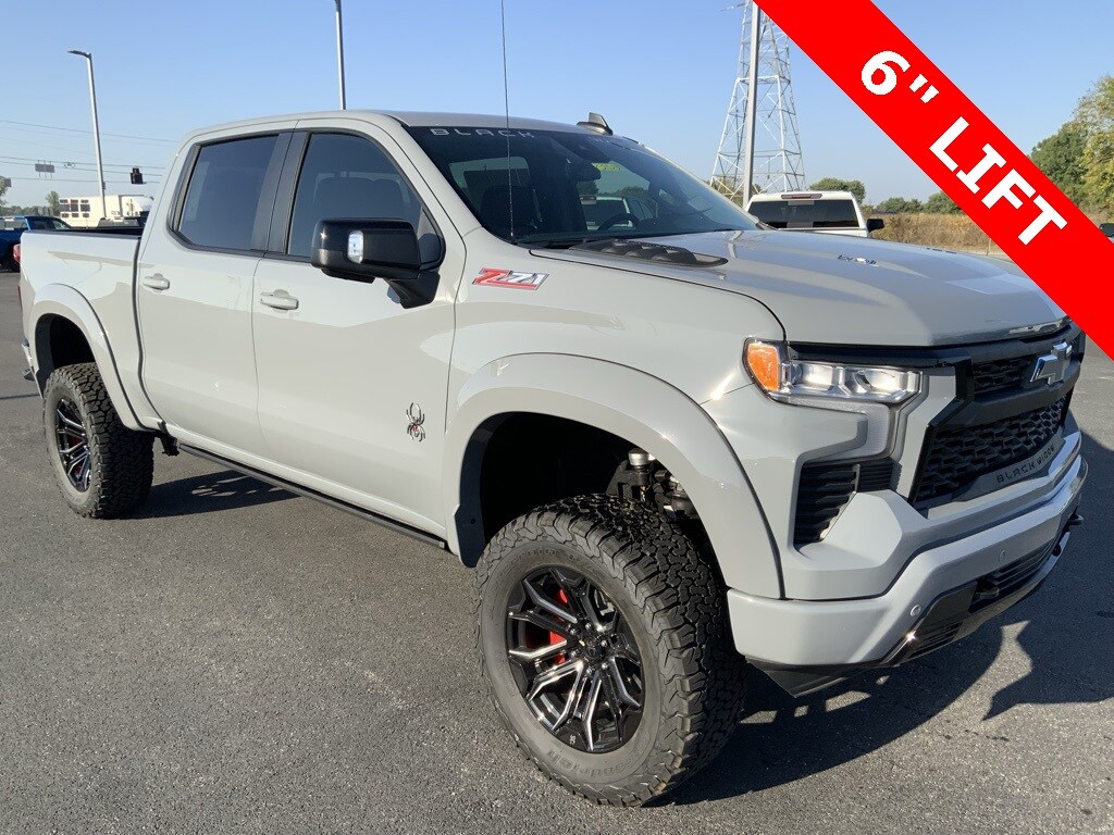 New 2025 Chevrolet Silverado 1500 Black Widow Custom Truck Crew Cab