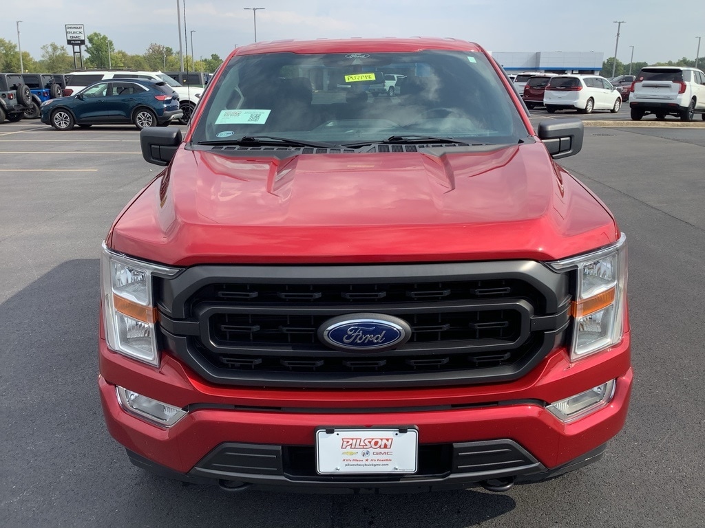 Used 2021 Ford F-150 XLT with VIN 1FTEW1EP4MKD76159 for sale in Clinton, IN