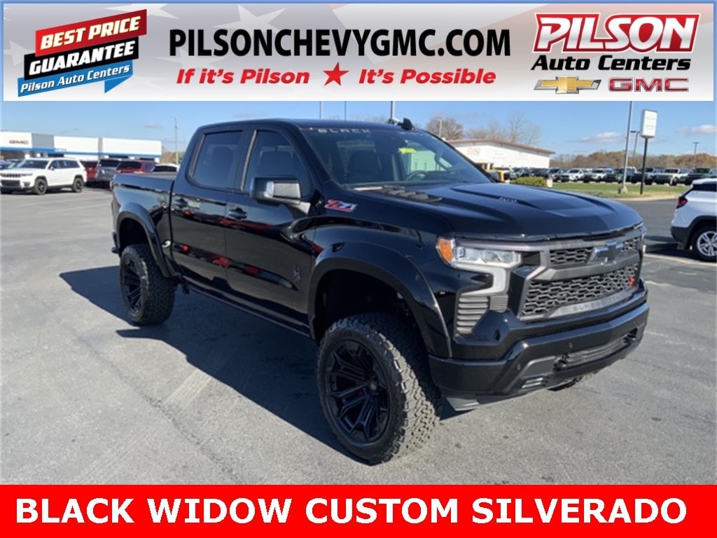 New 2024 Chevrolet Silverado 1500 Black Widow Custom Truck Crew Cab