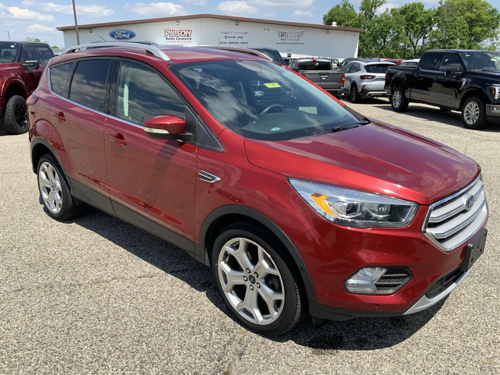Used 2019 Ford Escape Titanium with VIN 1FMCU0J94KUA51202 for sale in Clinton, IN