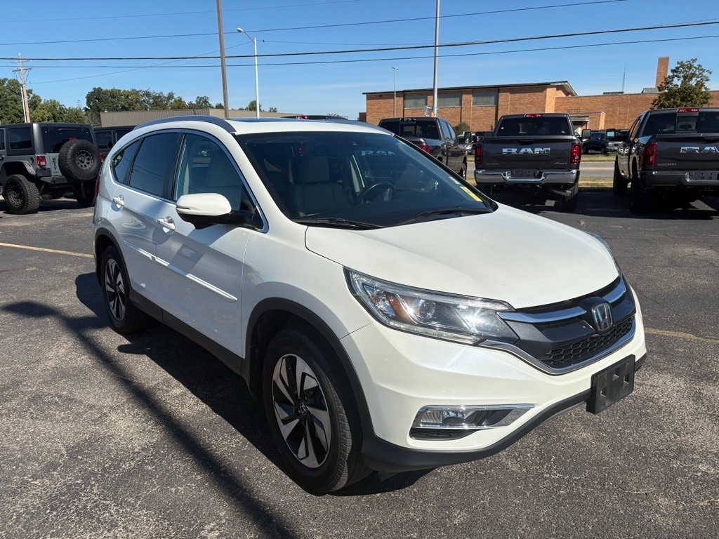 Used 2015 Honda CR-V Touring with VIN 5J6RM4H92FL117117 for sale in Charleston, IL