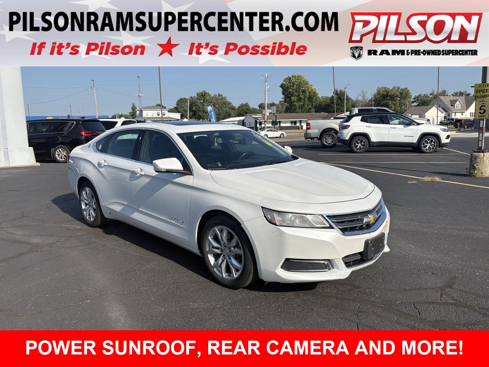 Used 2016 Chevrolet Impala 2LT with VIN 2G1115S30G9155596 for sale in Charleston, IL