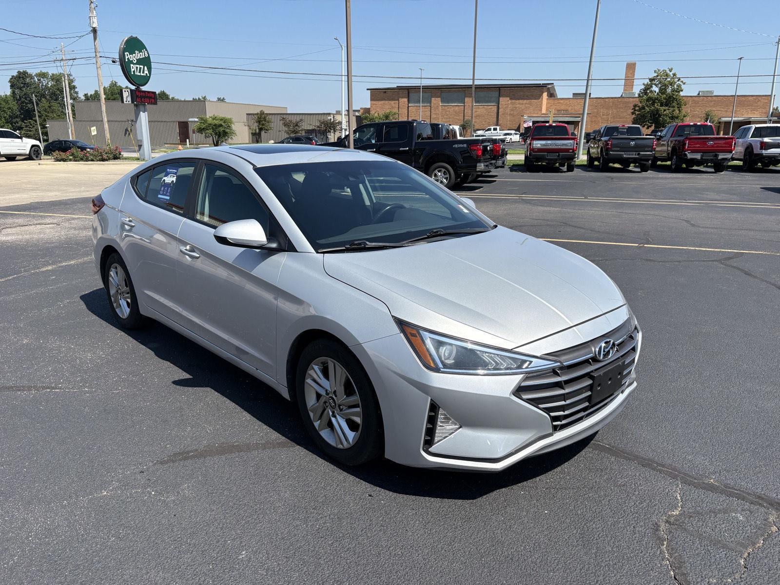 Used 2019 Hyundai Elantra Value Edition with VIN 5NPD84LFXKH442906 for sale in Charleston, IL