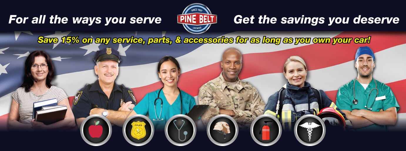 Pine Belt Subaru Thanks The Nurses, Educators, Firefighters, Police Officers, Military, Emergency Services Professionals In Our Community