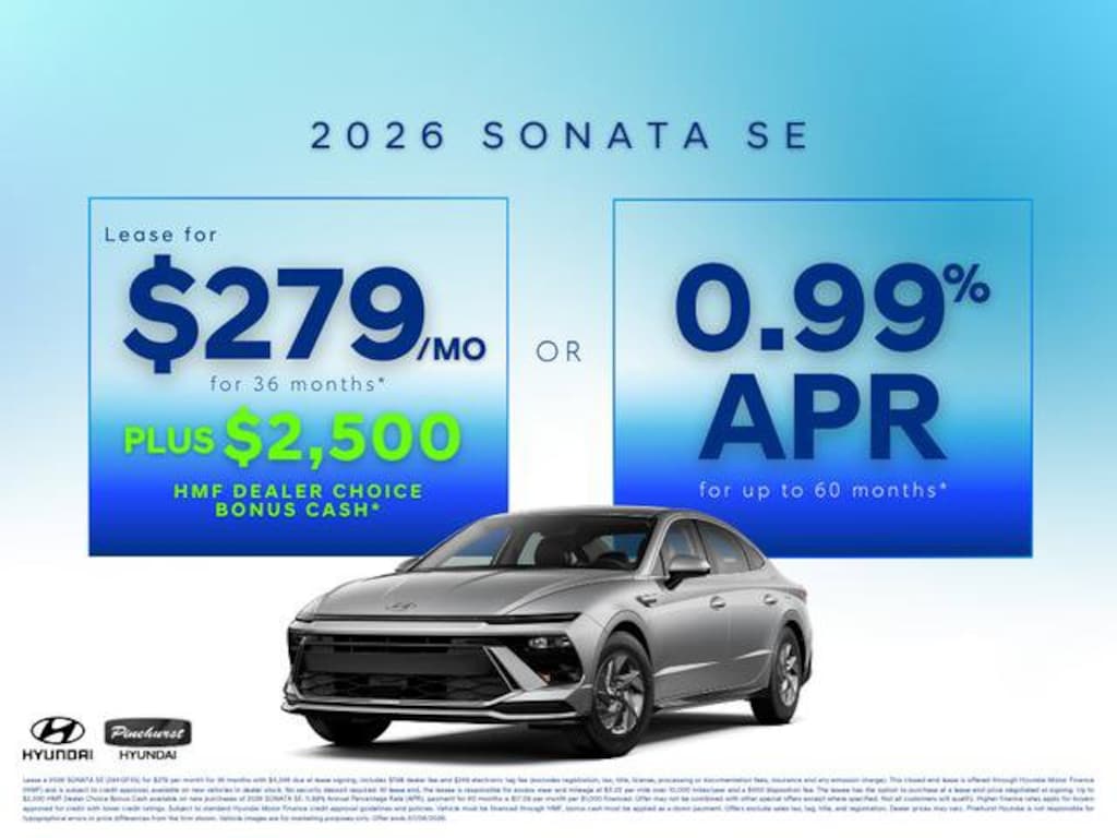 New 2026 Hyundai Sonata SEL Sport Sedan