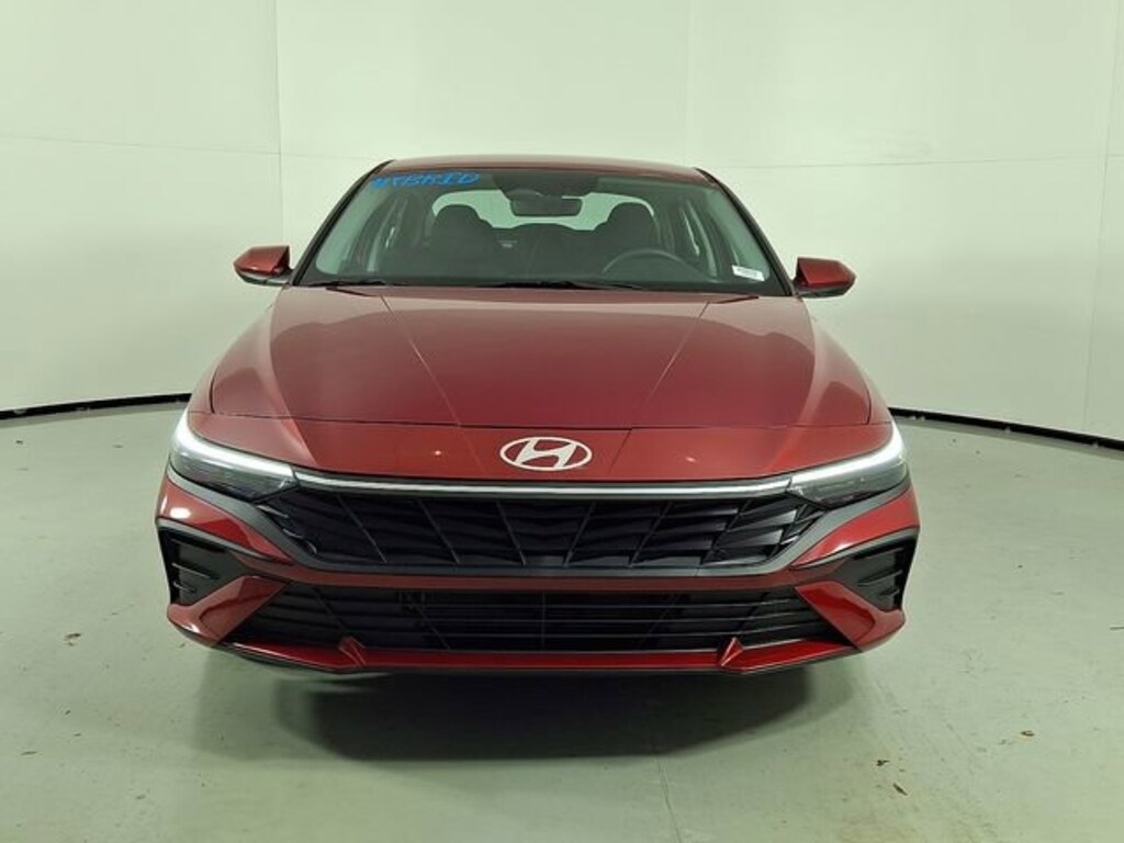 New 2026 Hyundai Elantra Hybrid Blue Sedan