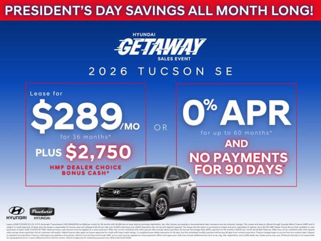 New 2026 Hyundai Tucson SE SUV