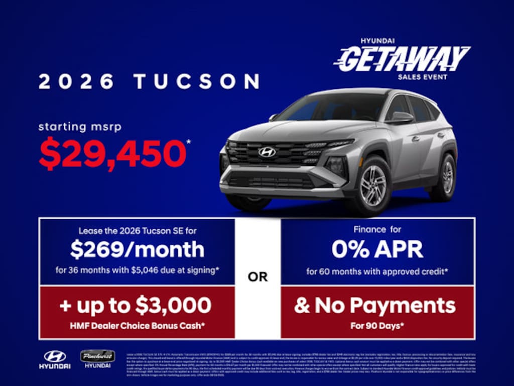 New 2026 Hyundai Tucson SE SUV