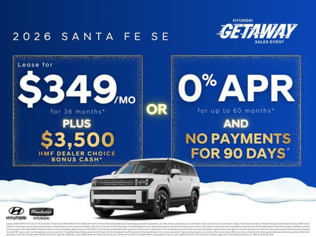 New 2026 Hyundai Santa Fe SEL SUV