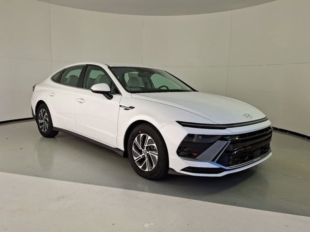 New 2026 Hyundai Sonata Hybrid Blue Sedan