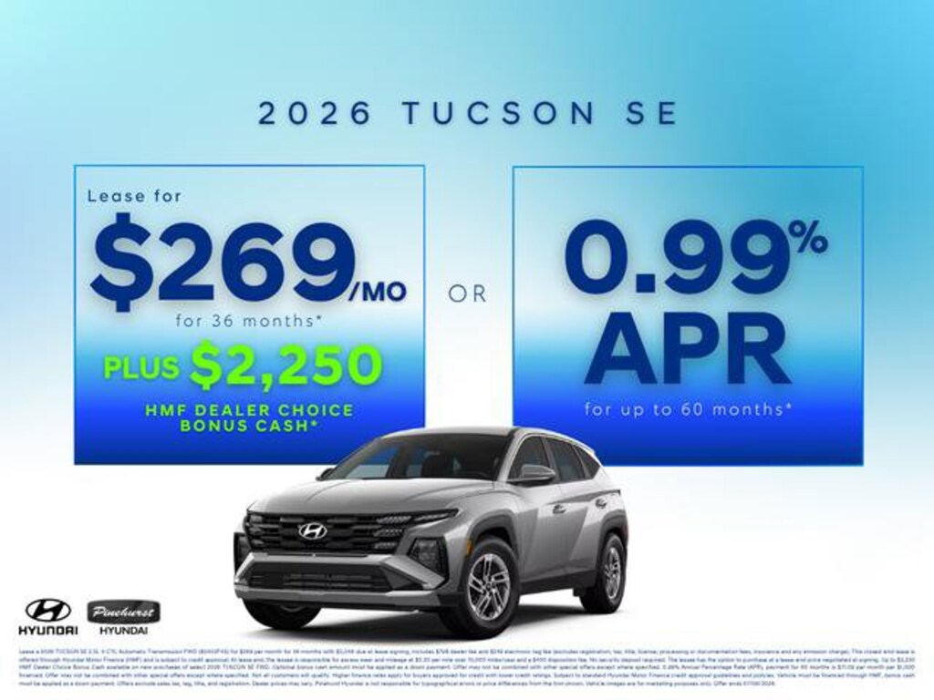 New 2026 Hyundai Tucson SE SUV