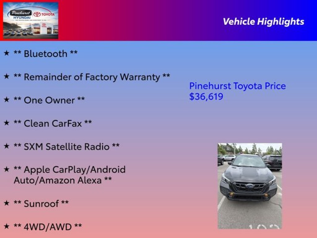 Used 2025 Subaru Outback Wilderness SUV