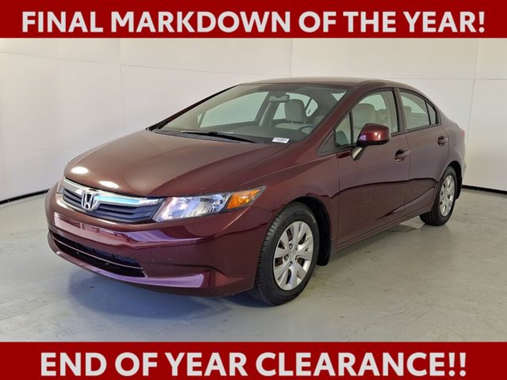 Used 2012 Honda Civic LX Sedan