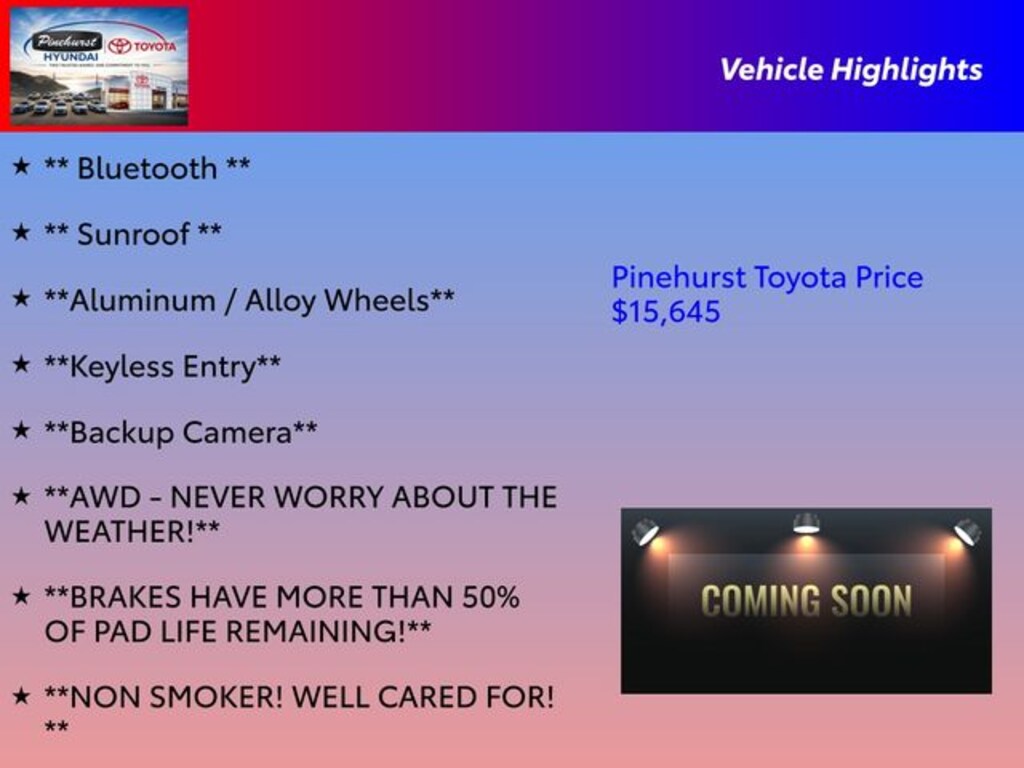 Used 2016 Toyota RAV4 XLE SUV