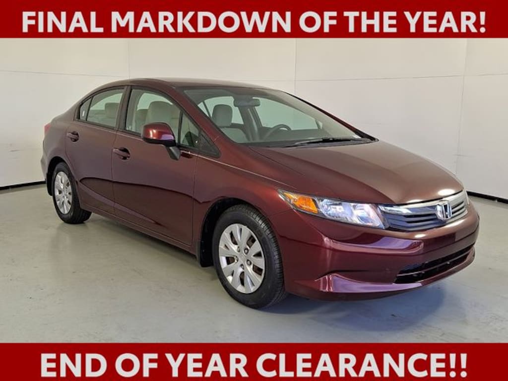 Used 2012 Honda Civic LX Sedan