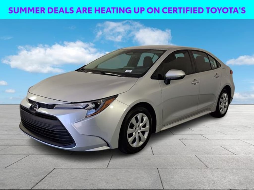 Certified 2025 Toyota Corolla LE Sedan