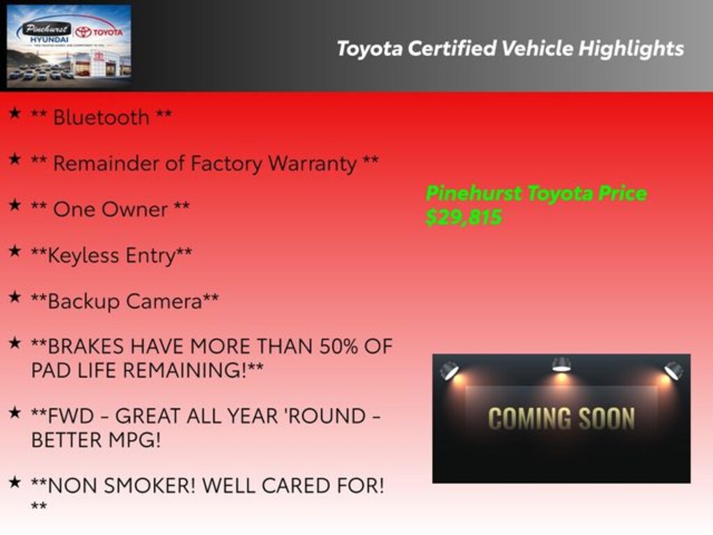 Certified 2023 Toyota RAV4 LE SUV