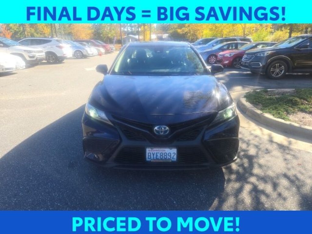 Certified 2021 Toyota Camry Hybrid SE Sedan