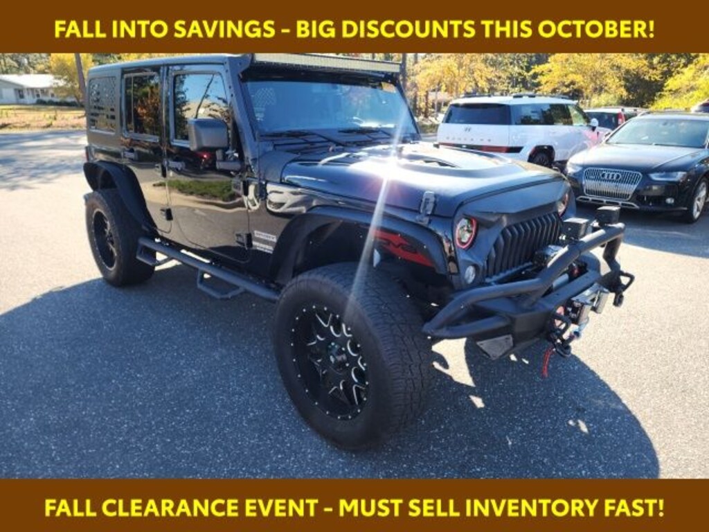 Used 2017 Jeep Wrangler JK Unlimited Sport 4x4 SUV