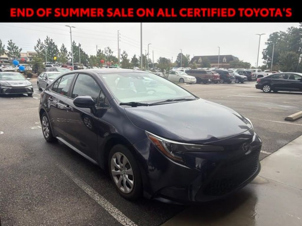 Certified 2022 Toyota Corolla LE Sedan