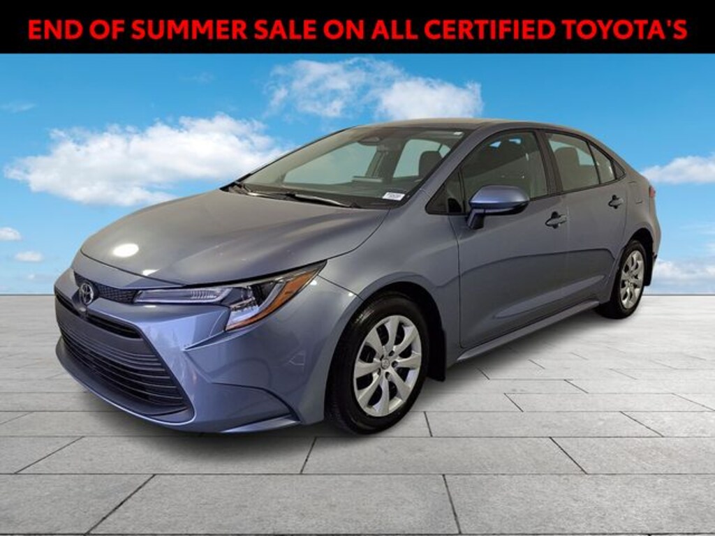 Certified 2025 Toyota Corolla LE Sedan
