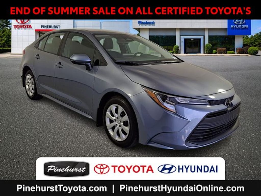 Certified 2025 Toyota Corolla LE Sedan