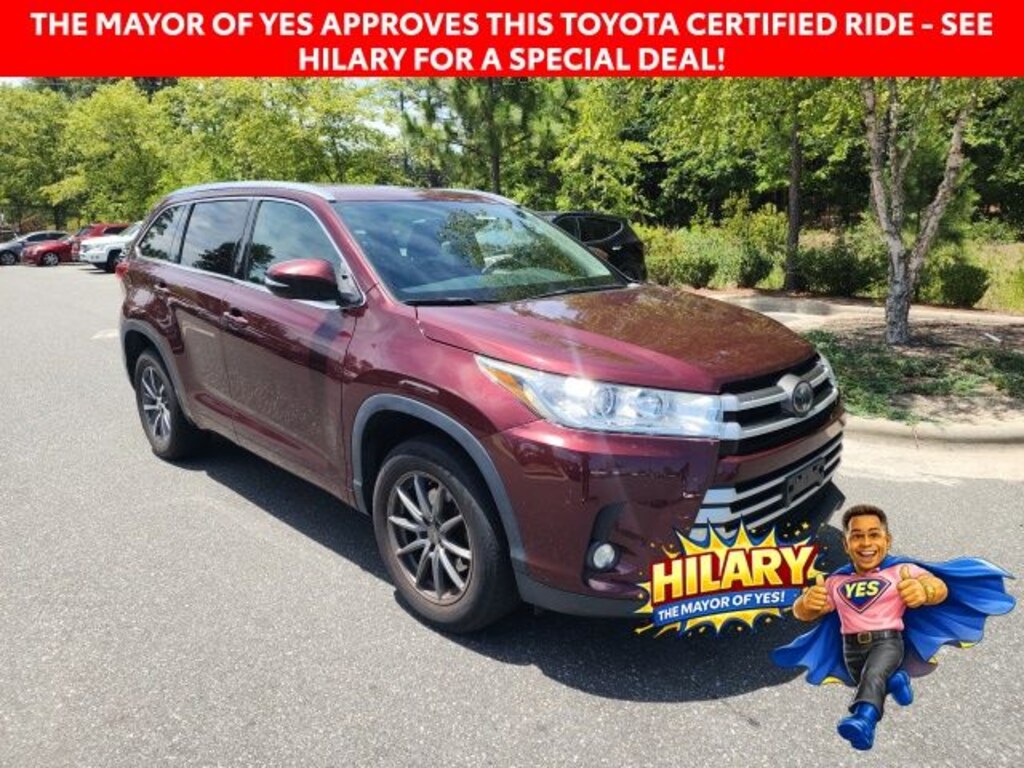 Certified 2018 Toyota Highlander XLE V6 SUV