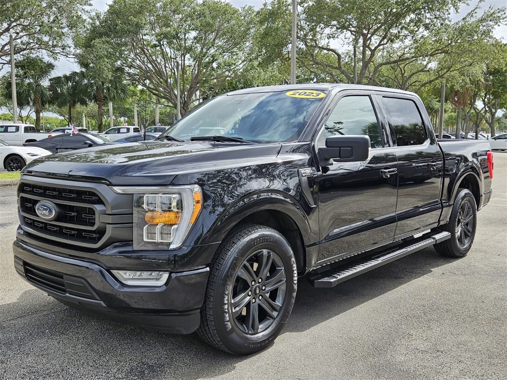 Used 2023 Ford F-150 XLT with VIN 1FTEW1C55PFC27659 for sale in Pembroke Pines, FL