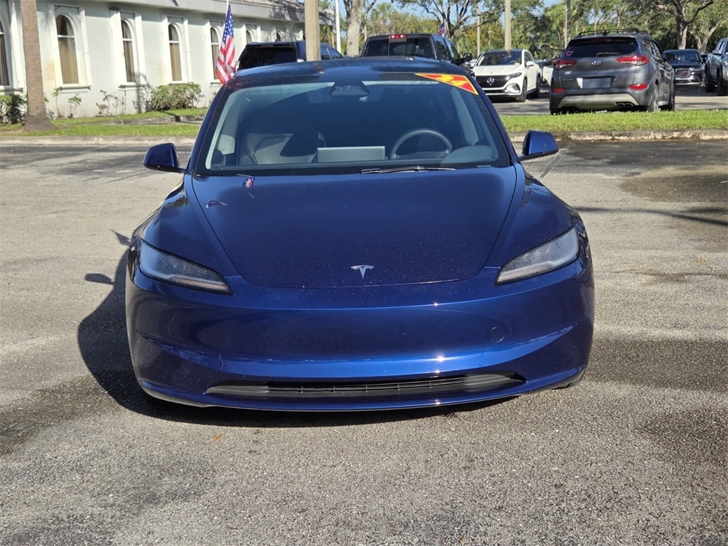 Used 2024 Tesla Model 3 Long Range with VIN 5YJ3E1EB6RF729620 for sale in Pembroke Pines, FL