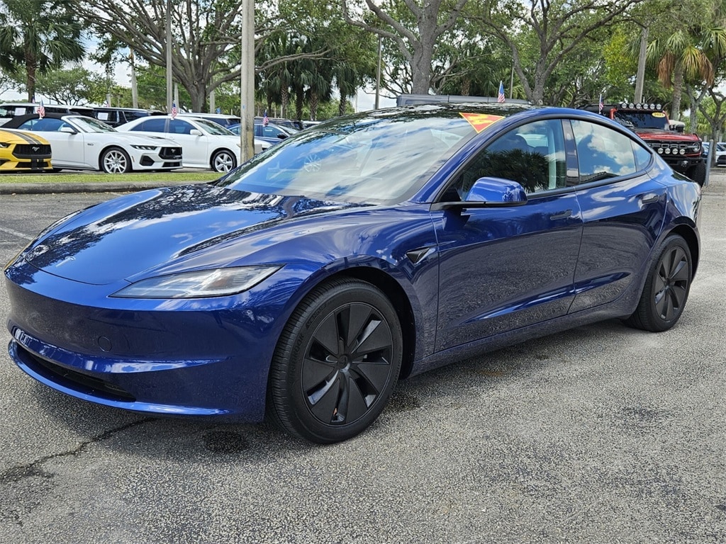 Used 2024 Tesla Model 3 Base with VIN 5YJ3E1EA3RF746494 for sale in Pembroke Pines, FL