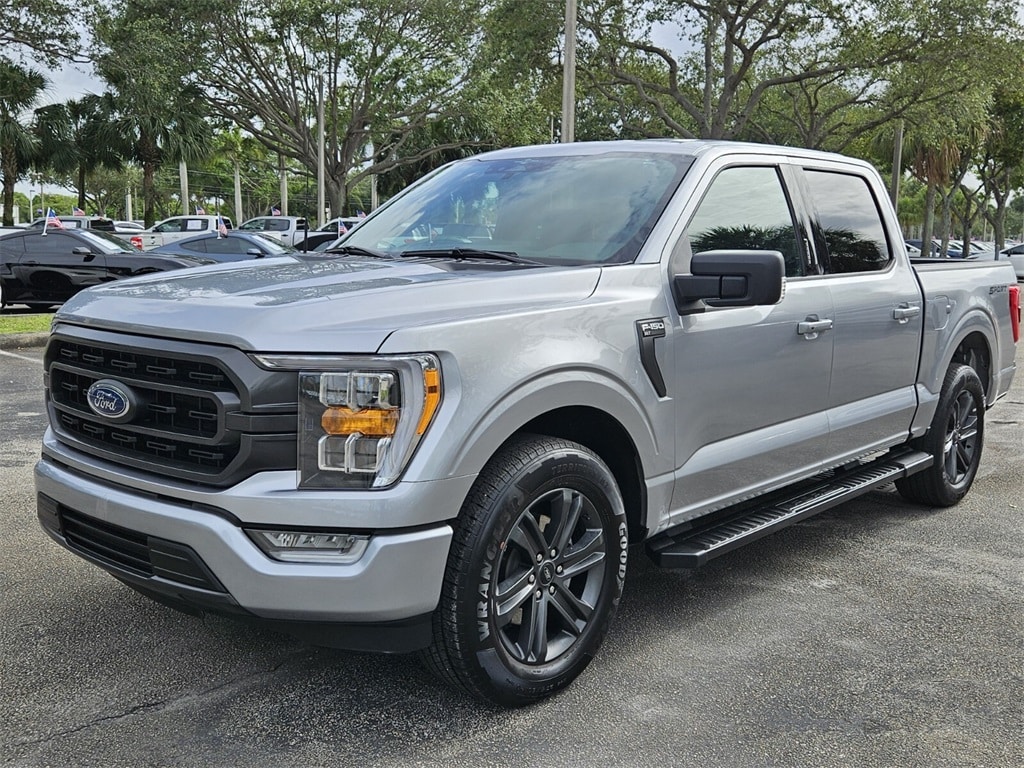 Used 2023 Ford F-150 XLT with VIN 1FTEW1C55PFC56790 for sale in Pembroke Pines, FL