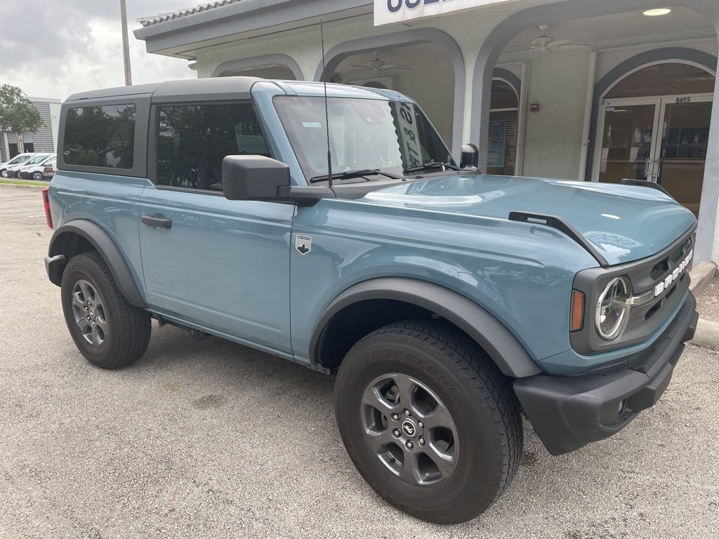 Used 2023 Ford Bronco 2-Door Big Bend with VIN 1FMDE5AH9PLC00268 for sale in Pembroke Pines, FL