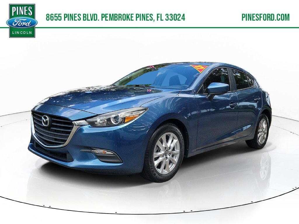 Used 2017 Mazda Mazda3 Sport with VIN 3MZBN1K77HM142779 for sale in Pembroke Pines, FL