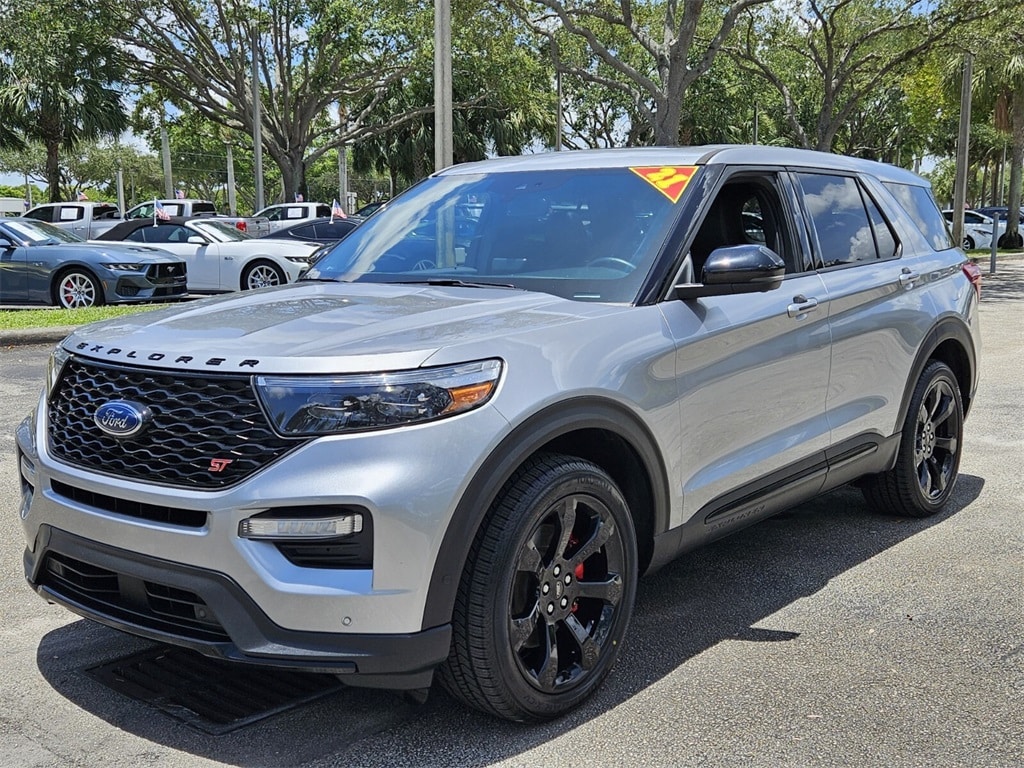 Used 2021 Ford Explorer ST with VIN 1FM5K8GC3MGA22629 for sale in Pembroke Pines, FL
