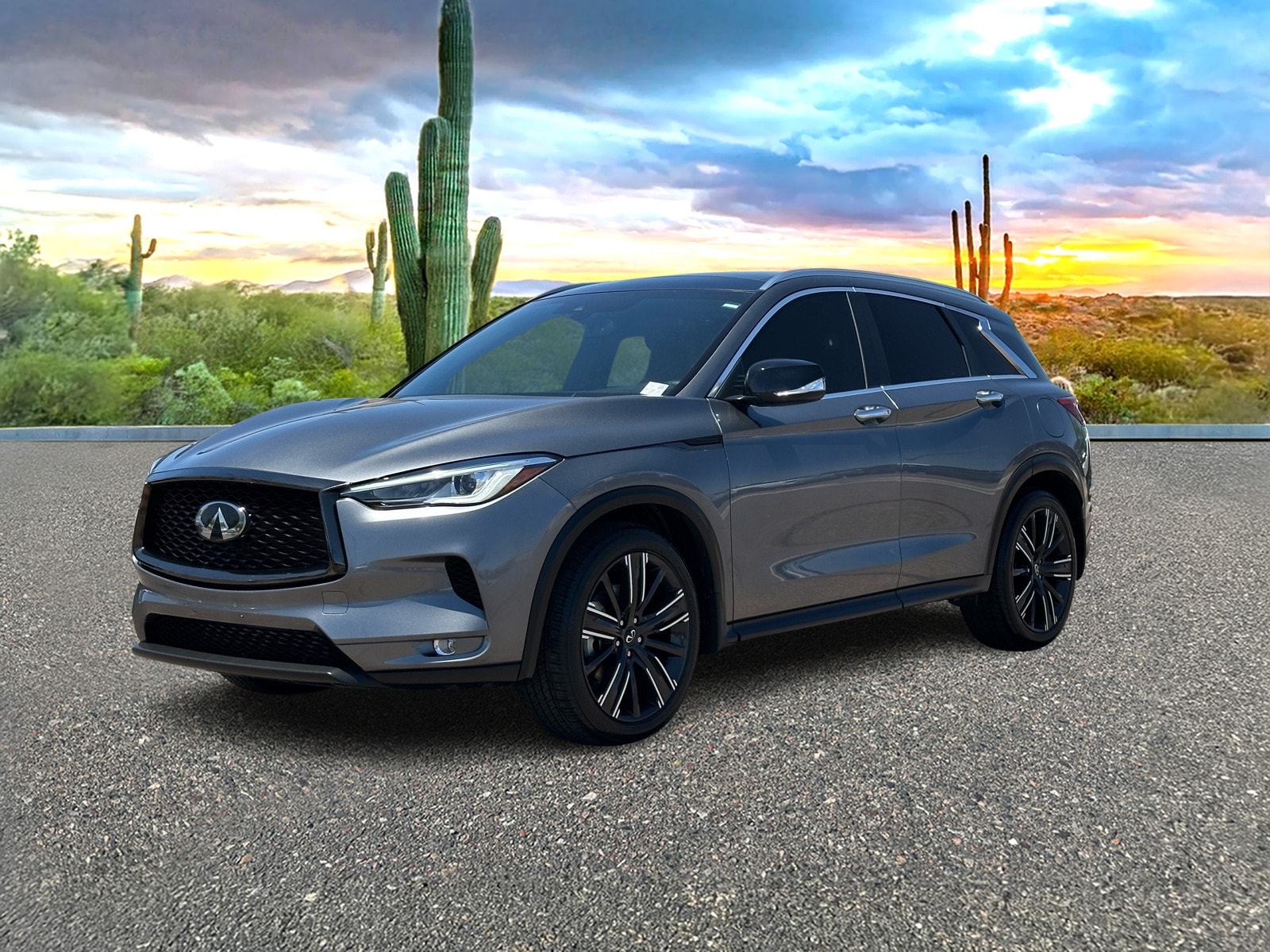 Used 2021 INFINITI QX50 Luxe with VIN 3PCAJ5BA8MF127297 for sale in Scottsdale, AZ