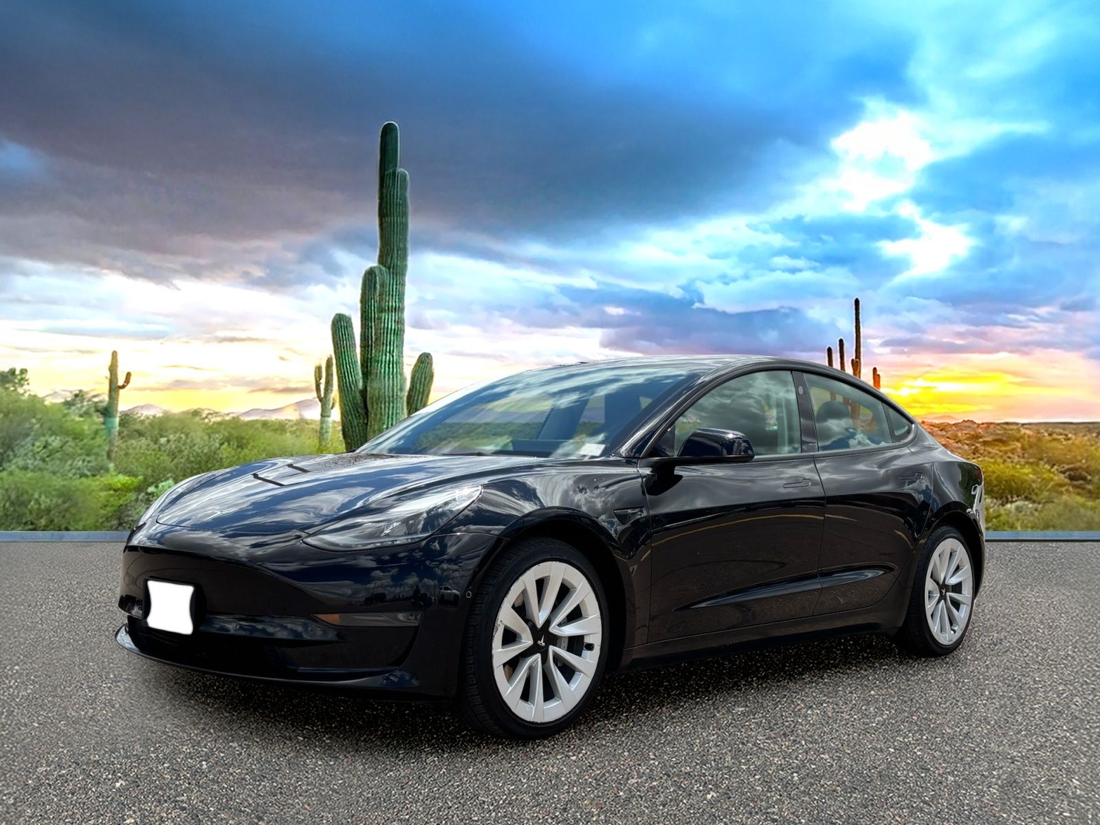 Used 2022 Tesla Model 3 Base with VIN 5YJ3E1EA1NF371683 for sale in Scottsdale, AZ