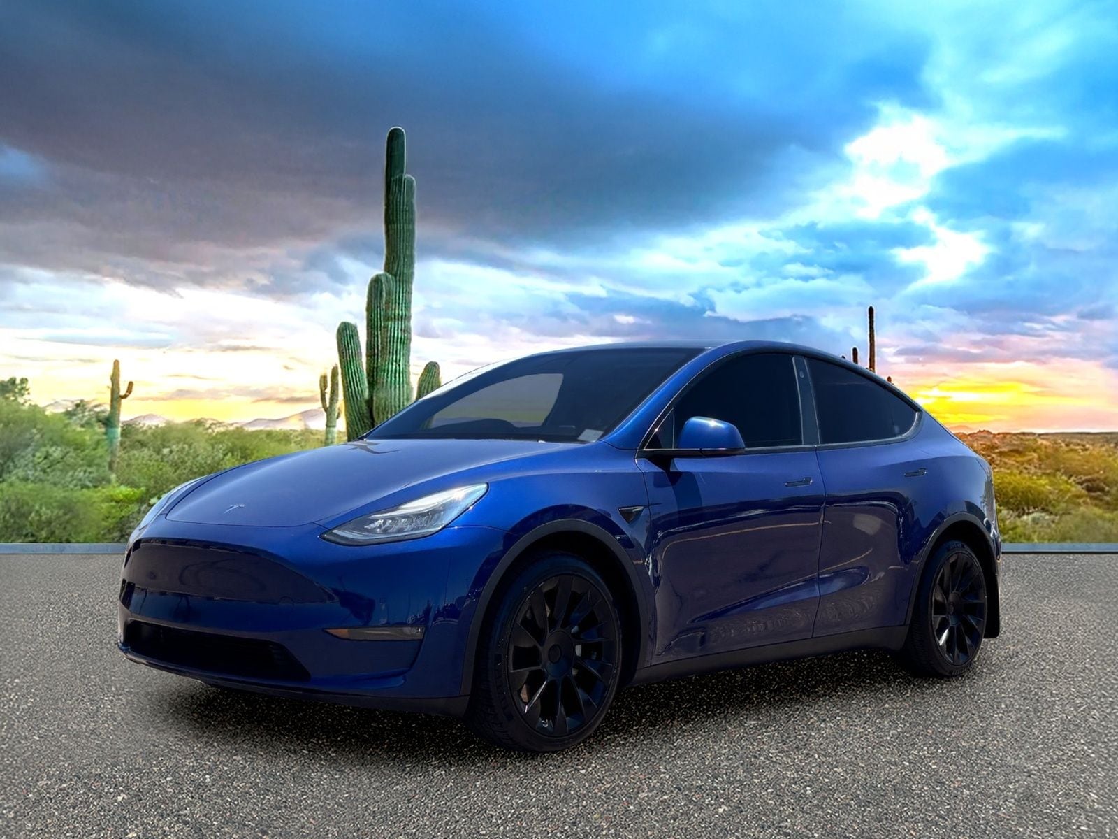 Used 2021 Tesla Model Y Long Range with VIN 5YJYGDEE6MF074301 for sale in Scottsdale, AZ