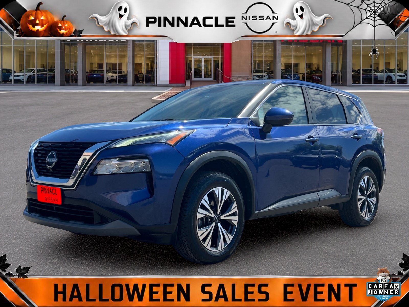Caspian Blue 2022 Nissan Rogue SUV / Crossover All-Wheel Drive Continuously Variable Transmission