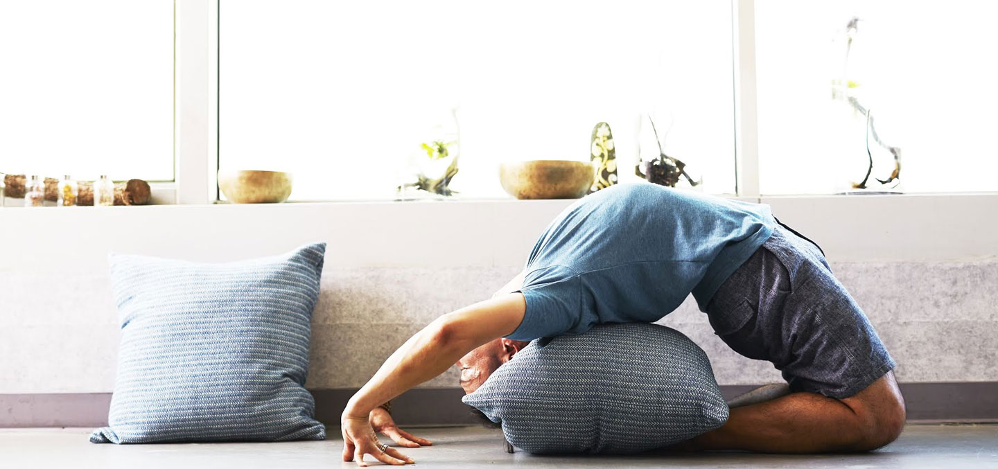Man doing yoga