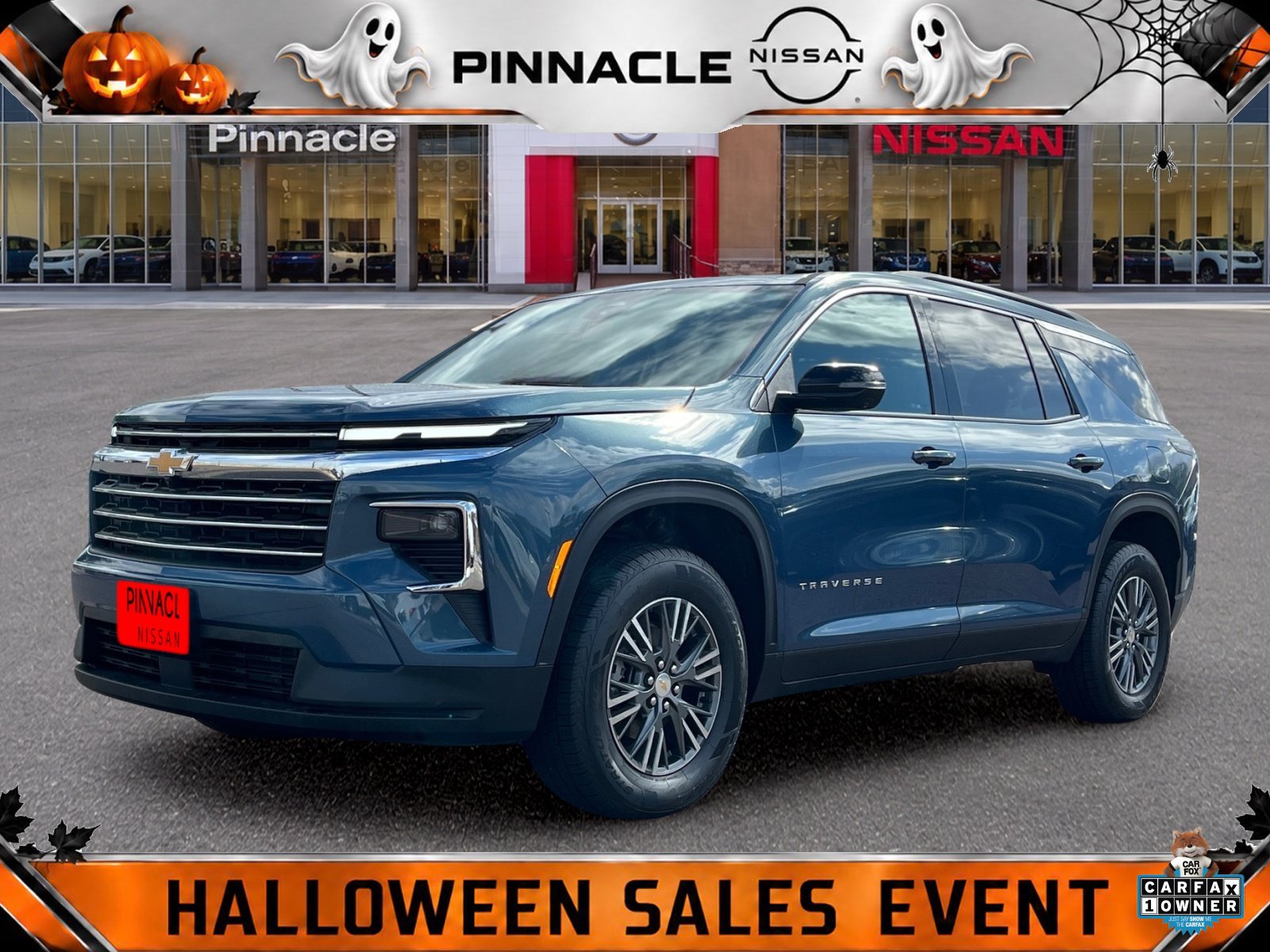 Lakeshore Blue 2024 Chevrolet Traverse SUV / Crossover Four-Wheel Drive 8-Speed Automatic