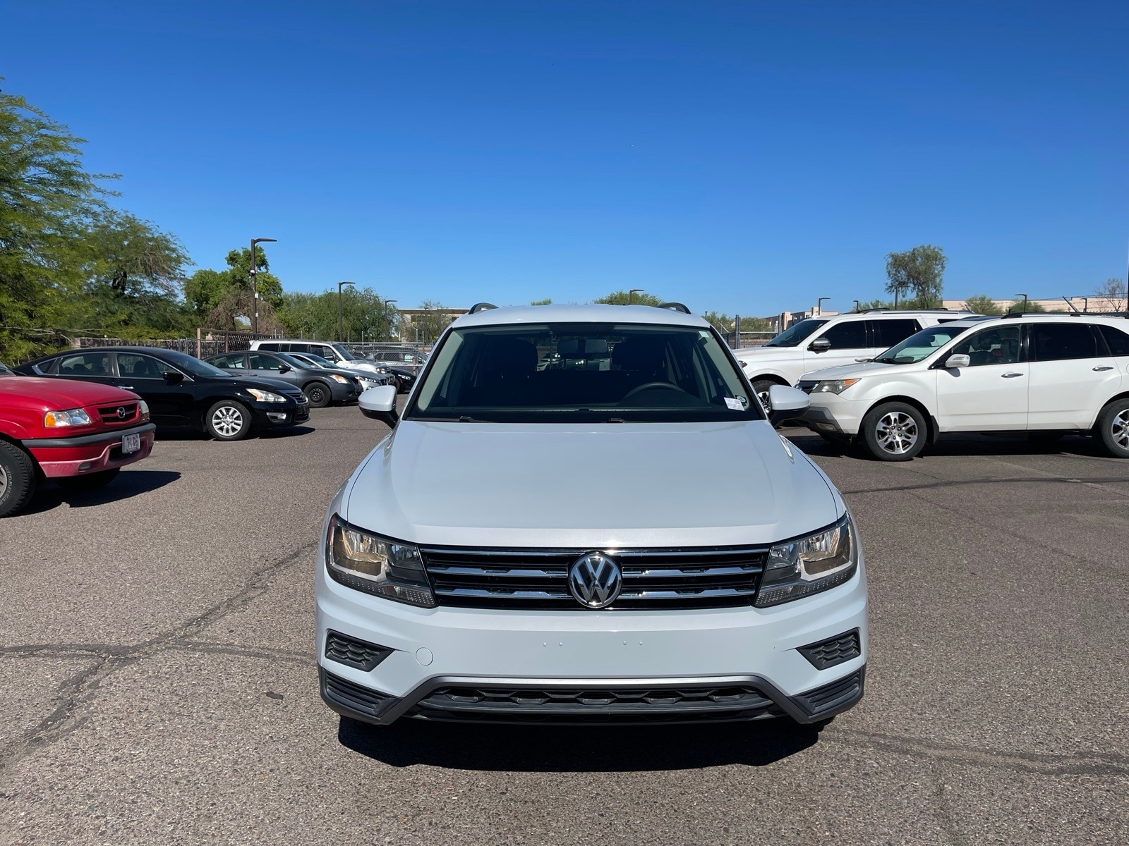 Used 2018 Volkswagen Tiguan S with VIN 3VV1B7AXXJM057664 for sale in Scottsdale, AZ