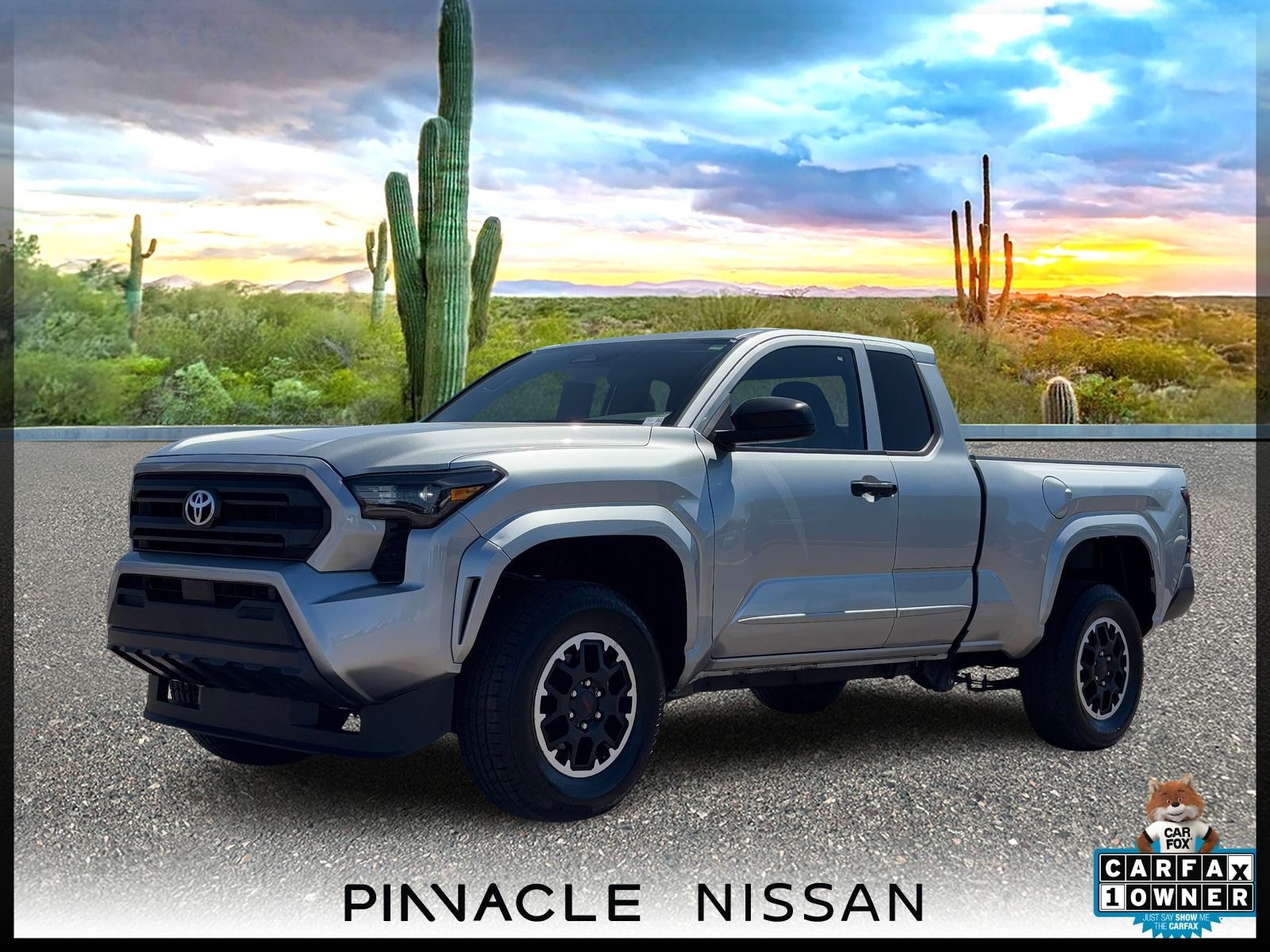 Celestial Silver 2025 Toyota Tacoma SR XtraCab LB RWD Pickup Truck 4X2 8-Speed Automatic